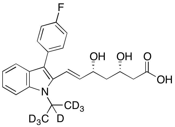 (-)-(3S,5R)-Fluvastatin-d7