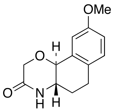 (-)-3,4,4a,5,6,10b-Hexahydro-9-methoxy-2H-naphtho[1,2-b][1,4]oxazin-3-one