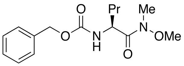 [(1S)-1-[(Methoxymethylamino)carbonyl]butyl]carbamic Acid Benzyl Ester