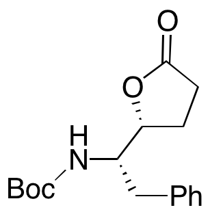 [(1S)-2-Phenyl-1-[(2R)-tetrahydro-5-oxo-2-furanyl]ethyl]carbamic Acid 1,1-Dimethyethyl Ester