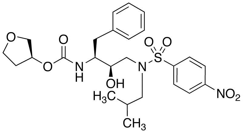 [(1S,2R)-3-[[(4-Nitrophenyl)sulfonyl](2-methylpropyl)amino]-2-hydroxy-1-phenylmethyl)propyl]carbamic Acid, (3S)-Tetrahydro-3-furanyl Ester