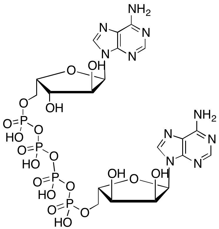 [(2R,3R,4S,5R)-5-(6-Amino-9H-purin-9-yl)-3,4-dihydroxyoxolan-2-yl]methyl [({[({[(2S,3S,4S,5S)-5-(6-Amino-9H-purin-9-yl)-3,4-dihydroxyoxolan-2-yl]methyl phosphonato}oxy)phosphinato]oxy}phosphinato)oxy]