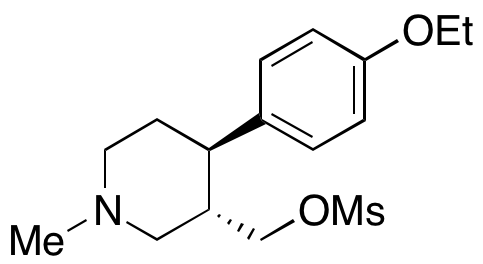 ((3S,4R)-4-(4-Ethoxyphenyl)-1-methylpiperidin-3-yl)methyl Methanesulfonate