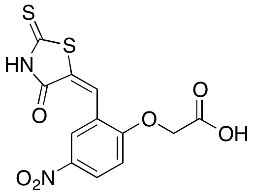 [[4-Nitro-α-(4-oxo-2-thioxo-5-thiazolidinylidene)-o-tolyl]oxy]-acetic Acid