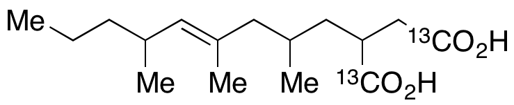 [(E)-2,4,6-trimethylnon-4-enyl]succinic Acid-1,4-13C2