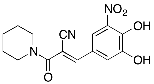 (αE)-α-[(3,4-Dihydroxy-5-nitrophenyl)methylene]-β-oxo-1-piperidinepropanenitrile