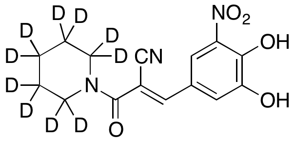 (αE)-α-[(3,4-Dihydroxy-5-nitrophenyl)methylene]-β-oxo-1-piperidinepropanenitrile-d10