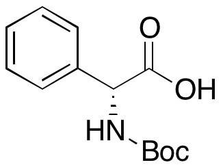 (αR)-α-[[(1,1-Dimethylethoxy)carbonyl]amino]-benzeneacetic Acid