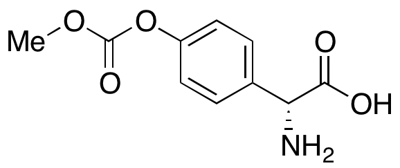 (αR)-α-Amino-4-[(methoxycarbonyl)oxy]-benzeneacetic Acid