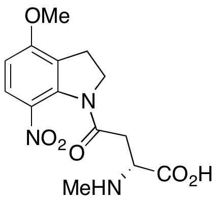 (αR)-2,3-Dihydro-4-methoxy-α-(methylamino)-7-nitro-γ-oxo-1H-Indole-1-butanoic Acid