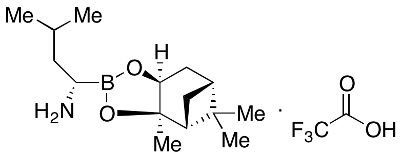 (αS)-(1R,2R,3S,5R)-Pinanediol-1-amino-3-methylbutane-1-boronate Trifluoroacetic Acid Salt