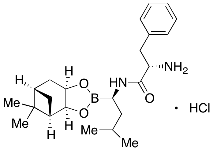 (αS)-α-Amino-N-[(1R)-1-[(3aS,4S,6S,7aR)-hexahydro-3a,5,5-trimethyl-4,6-methano-1,3,2-benzodioxaborol-2-yl]-3-methylbutyl]-benzenepropanamide Monohydrochloride;