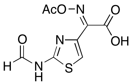 (αZ)-α-[(Acetyloxy)imino]-2-(formylamino)-4-thiazoleacetic Acid