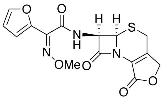 (αZ)-α-(Methoxyimino)-N-[(5aR,6R)-1,4,5a,6-tetrahydro-1,7-dioxo-3H,7H-azeto[2,1-b]furo[3,4-d][1,3]thiazin-6-yl]-2-furanacetamide