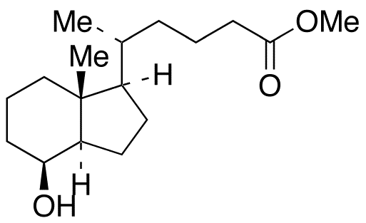 (δR,1R,3aR,4S,7aR)-Octahydro-4-hydroxy-δ,7a-dimethyl-1H-indene-1-pentanoic Acid Methyl Ester