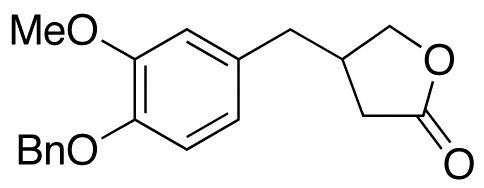 (±)-Dihydro-4-[[3-methoxy-4-(phenylmethoxy)phenyl]methyl]-2(3H)-furanone