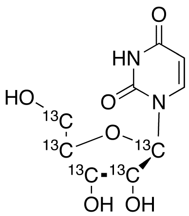 [1’,2’,3’,4’,5’-13C5]Uridine