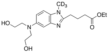 [1-Methyl-5-bis(2’-hydroxyethyl)aminobenzimidazolyl-2]butanoic Acid Ethyl Ester-d3