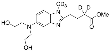 [1-Methyl-5-bis(2’-hydroxyethyl)aminobenzimidazolyl-2]butanoic Acid Methyl Ester-d5