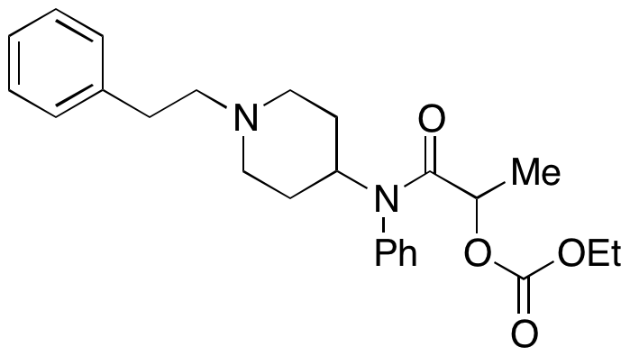 (1-Oxo-1-((1-phenethylpiperidin-4-yl)(phenyl)amino)propan-2-yl)carbonic Acid Ethyl Ester