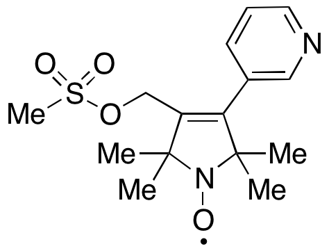 (1-Oxyl-2,2,5,5-tetramethyl-4-(pyridin-3-yl)-2,5-dihydro-1H-pyrrol-3-yl)methyl Methanesulfonate