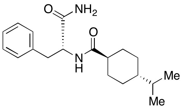 [1(R)-trans]-α-[[[4-(1-Methylethyl)cyclohexyl]carbonyl]amino]benzenepropanamide