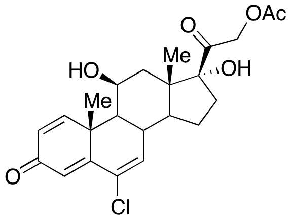 (11β)- 21-(Acetyloxy)-6-chloro-11,17-dihydroxypregna-1,4,6-triene-3,20-dione