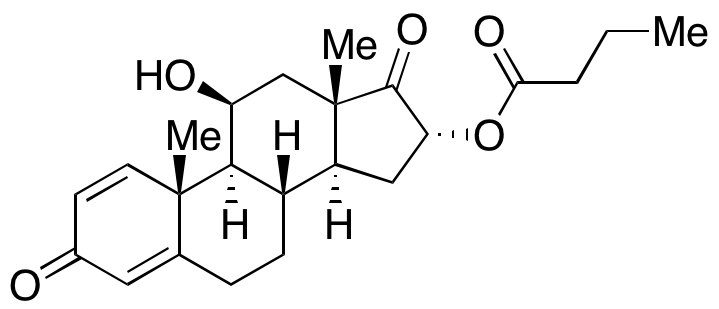 (11β,16α)-11-Hydroxy-16-(1-oxobutoxy)-androsta-1,4-diene-3,17-dione