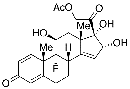 (11β,16α)-21-(Acetyloxy)-9-fluoro-11,16,17-trihydroxy-pregna-1,4,14-triene-3,20-dione