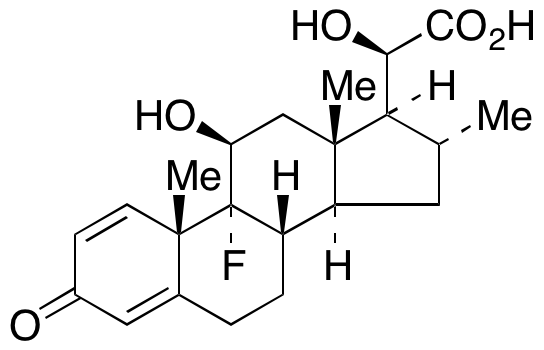 (11β,16α,20R)-9-Fluoro-11,20-dihydroxy-16-methyl-3-oxopregna-1,4-dien-21-oic Acid