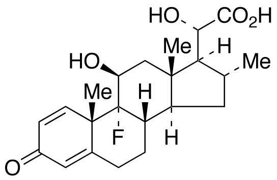 (11β,16α,20S)-9-Fluoro-11,20-dihydroxy-16-methyl-3-oxopregna-1,4-dien-21-oic Acid