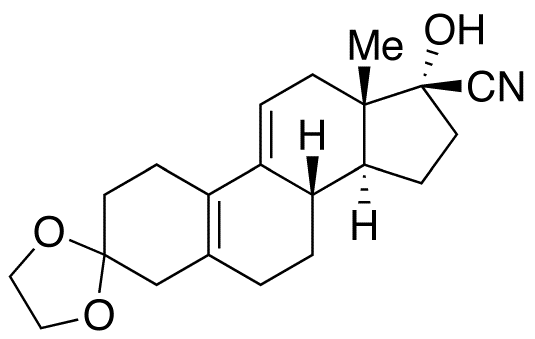 (17α)-3,3-[1,2-Ethanediylbis(oxy)]-17-hydroxyestra-5(10),9(11)-diene-17-carbonitrile