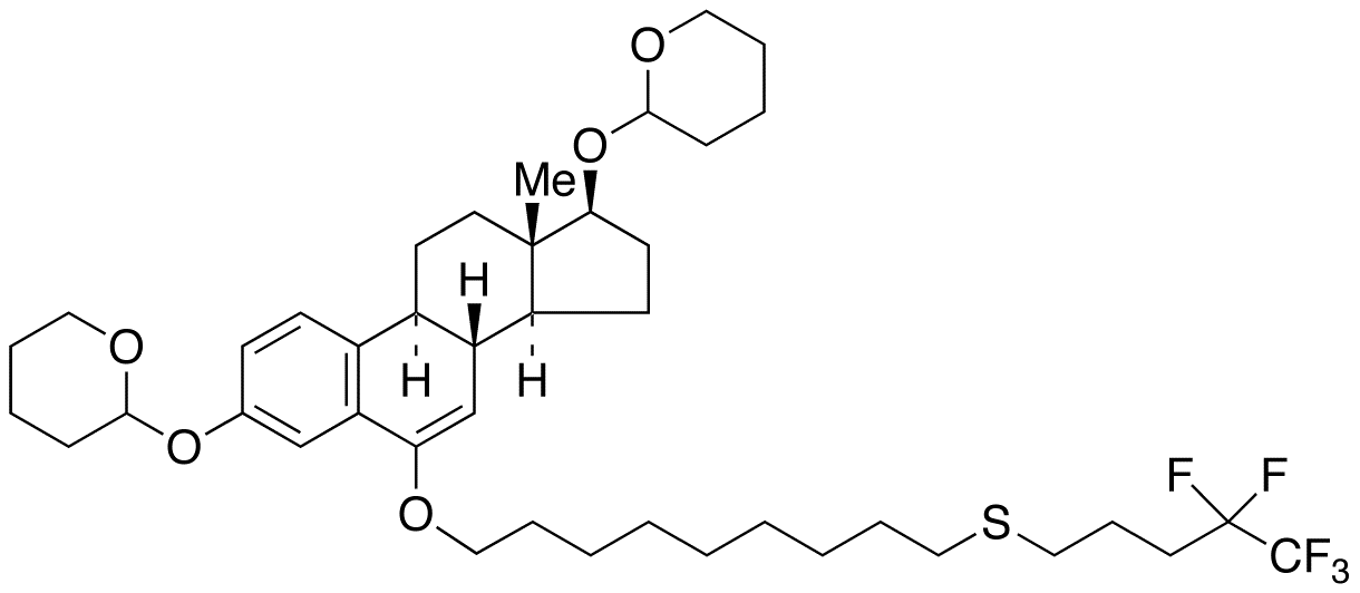 (17β)-3,17-Bis-O-[(tetrahydro-2H-pyran-2-yl)-6-O-[9-[(4,4,5,5,5-Pentafluoropentyl)sulfenyl]nonyl-estra-1,3,5(10),6(7)-tetraene