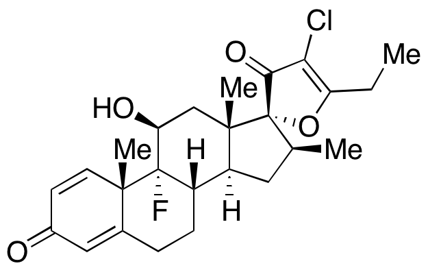 (17R)-4’-Chloro-5’-ethyl-9-fluoro-11β-hydroxy-16β-methylspiro[androsta-1,4-diene-17,2’(3’H)-furan]-3,3’-dione