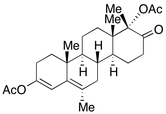 (17aα)-Hydroxy-6α,17a-dimethyl-D-homoandrost-3,5-diene-3,17-dione 3,17-Diacetate