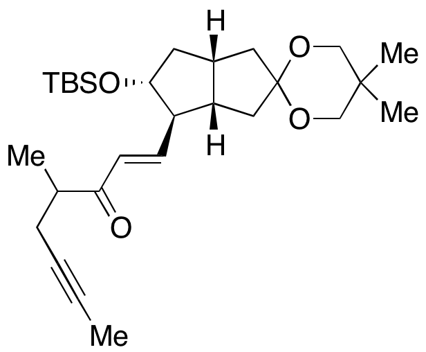 (1E)-1-[(3’aS,4’R,5’R,6’aR)-5’-[[(1,1-Dimethylethyl)dimethylsilyl]oxy]hexahydro-5,5-dimethylspiro[1,3-dioxane-2,2’(1’H)-pentalen]-4’-yl]-4-methyl-1-octe