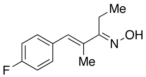 (1E,3E)-1-(4-Fluorophenyl)-2-methyl-1-penten-3-one Oxime