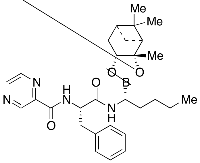 (1R)-(1S,2S,3R,5S)-Pinanediol-N-(N-pyrazinylphenylalaninoyl)-1-aminohexyl-1-boronate