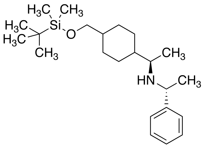 (1R)-N-((1R)-1-Phenylethyl)-1-[4-(tert-butyldimethylsilyloxymethyl)cyclohexyl]ethan-1-amine