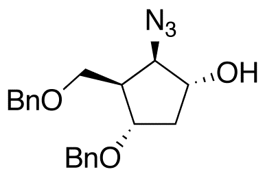 (1R,2R,3R,5S)-2-Azido-4-(phenylmethoxy)-3-[(phenylmethoxy)methyl]-cyclopentanol