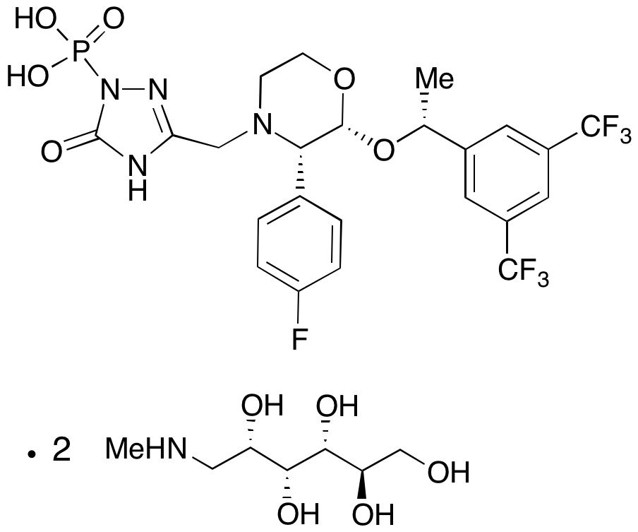 (1’R,2R,3S)-Defluoro Fosaprepitant Dimeglumine