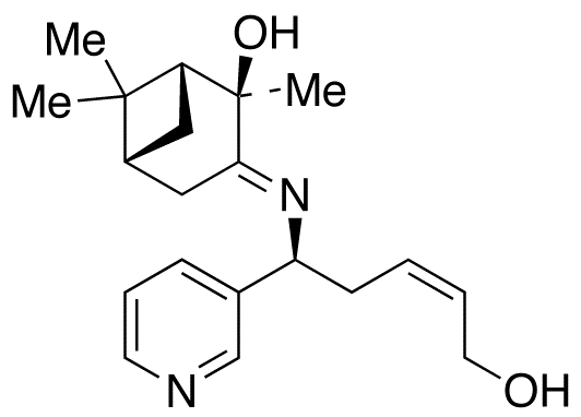 (1R,2R,5R)-3-[[(1S,3Z)-5-Hydroxy-1-(3-pyridinyl)-3-penten-1-yl]imino]-2,6,6-trimethyl-bicyclo[3.1.1]heptan-2-ol