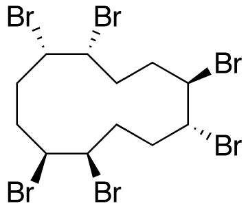 (1R,2R,5R,6S,9S,10R)-rel-1,2,5,6,9,10-Hexabromocyclododecane