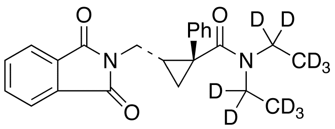 (1R,2S)-2-[(1,3-Dihydro-1,3-dioxo-2H-isoindol-2-yl)methyl]-N,N-diethyl-1-phenylcyclopropanecarboxamide-d10