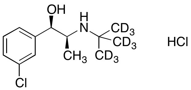 (1R,2S)-erythro-Dihydro Bupropion-d9 Hydrochloride