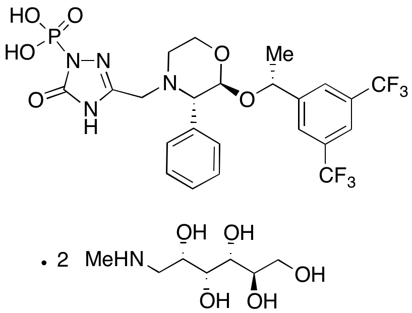 (1’R,2S,3S)-Defluoro Fosaprepitant Dimeglumine