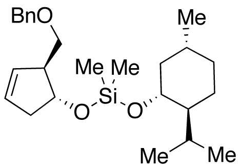 (1R,2S,5R)-1-[(1R,2S)-2-(Benzyloxy)methyl-3-cyclopenten-1-yloxy][[5-methyl-2-(isopropyl)cyclohexyl]oxy]-silane