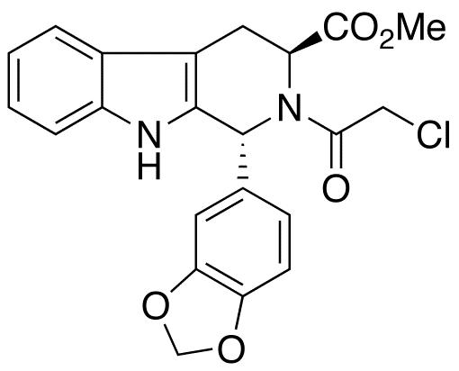 (1R,3S)-1-(1,3-Benzodioxol-5-yl)-2-(2-chloroacetyl)-2,3,4,9-tetrahydro-1H-pyrido[3,4-b]indole-3-carboxylic Acid Methyl Ester