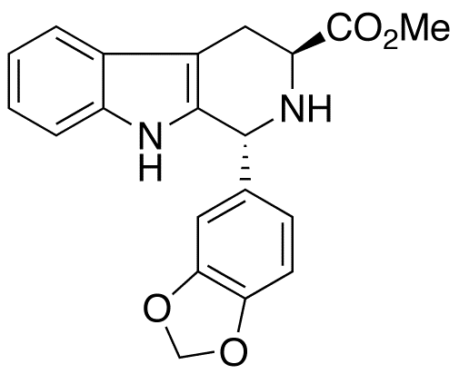 (1R,3S)-1-(1,3-Benzodioxol-5-yl)-2,3,4,9-tetrahydro-1H-pyrido[3,4-b]indole-3-carboxylic Acid Methyl Ester