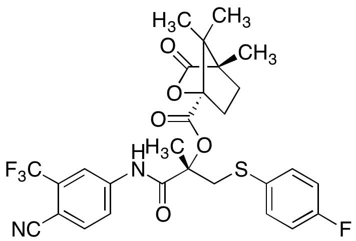 (1R,4S)-(S)-Bicalutamide Sulfide Camphanic Acid Ester